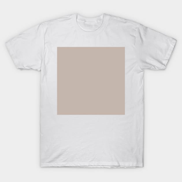 Solid Pink Beige T-Shirt by summer-sun-art